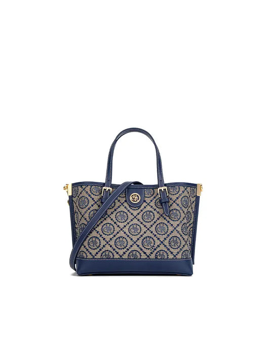 New Jacquard Star Mini Top Handle Tote Bag